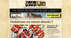 Desktop Screenshot of le-dadaisme.com