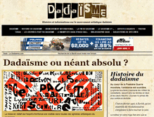 Tablet Screenshot of le-dadaisme.com